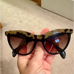 PRADA cat eye sunglasses. Tortoise and black.